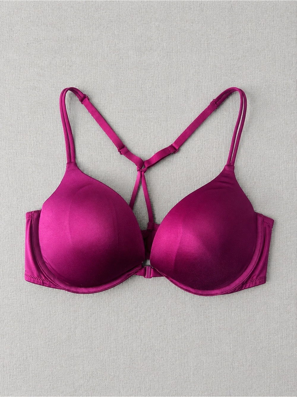 Victoria's Secret Very Sexy Magenta Push-Up T‑Back Bra